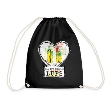 Loundness Unit - Drawstring Bag - black - Front