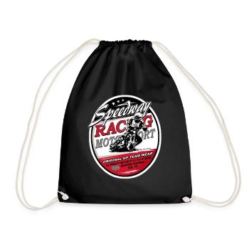 Speedway Racing_AAA - Turnbeutel - Schwarz - Vorne