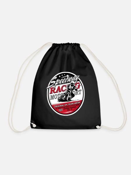 Speedway Racing_AAA - Drawstring Bag - black