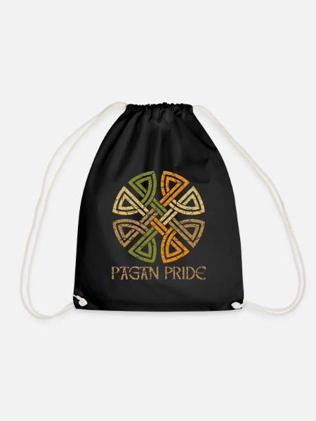 x-knotwork - Drawstring Bag - black