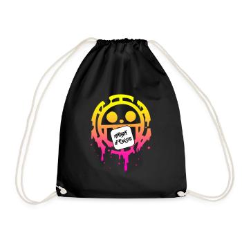 Manga Design One Piece - Turnbeutel - Schwarz - Vorne