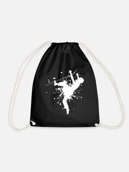 Damen Bouldern Klettern Boulder Bouldering - Turnbeutel - Schwarz