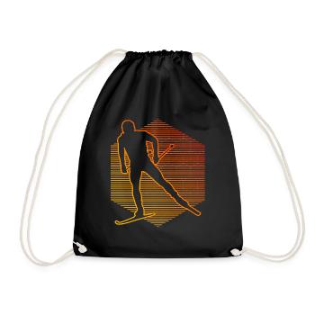 Ski de fond Classique Ski de fond Ski de fond Patinage - Sac de sport léger - noir - Devant