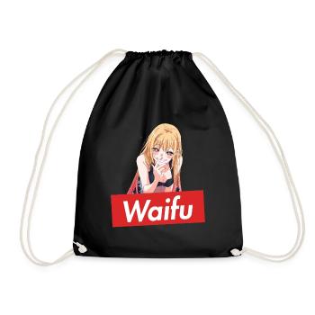 Anime-Mädchen Marin Kitagawa - Turnbeutel - Schwarz - Vorne
