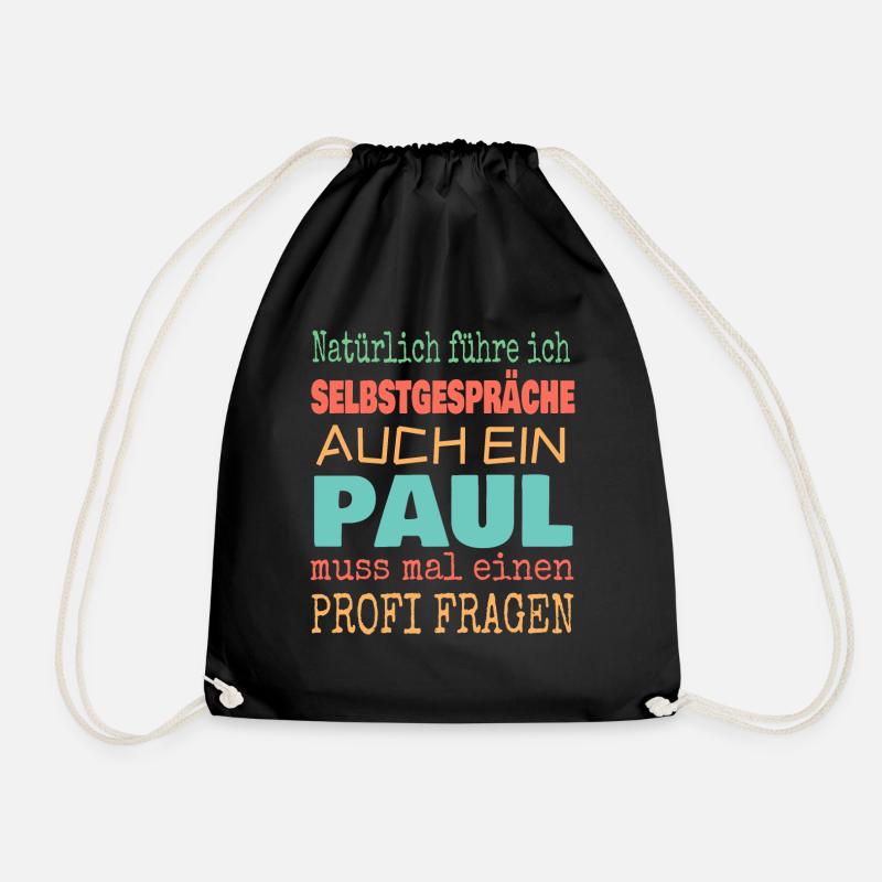 Paul - Turnbeutel - Schwarz