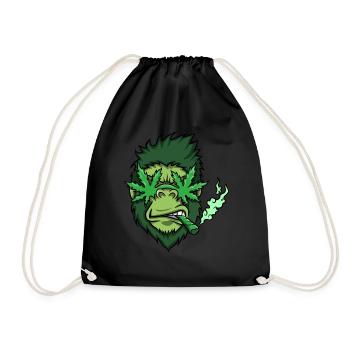 Cannabis - Sac de sport léger - noir - Devant