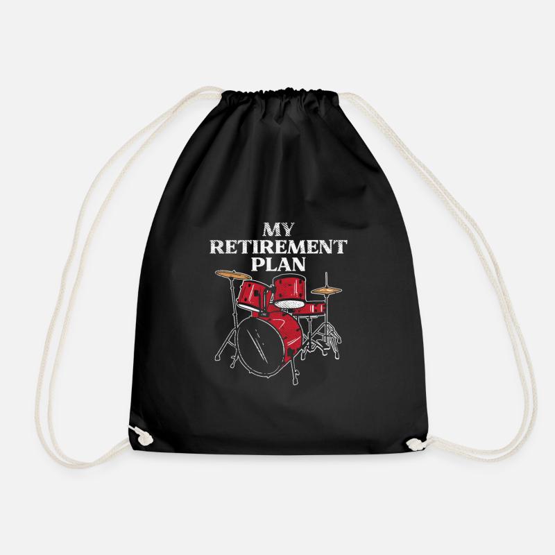 Drummer - Drawstring Bag - black