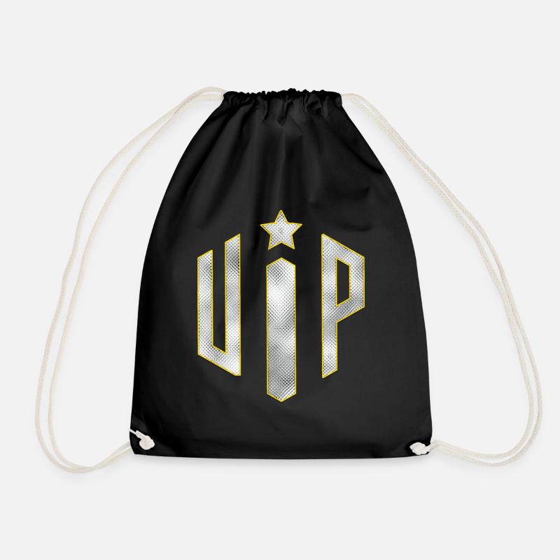 VIP One - Drawstring Bag - black