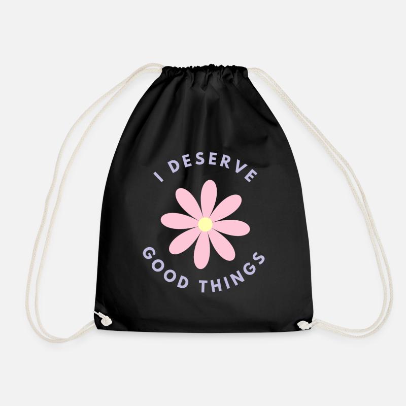Dans le mérite de bonnes choses - Sac de sport léger - noir
