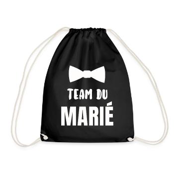Team du marié - Sac de sport léger - noir - Devant