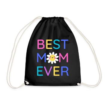Mommy - Turnbeutel - Schwarz - Vorne
