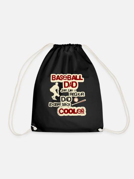 Cool Baseball Dad - Turnbeutel - Schwarz