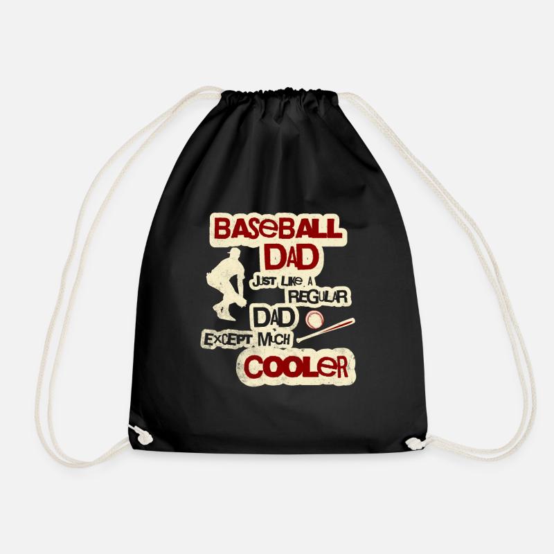 Cool Baseball Dad - Turnbeutel - Schwarz