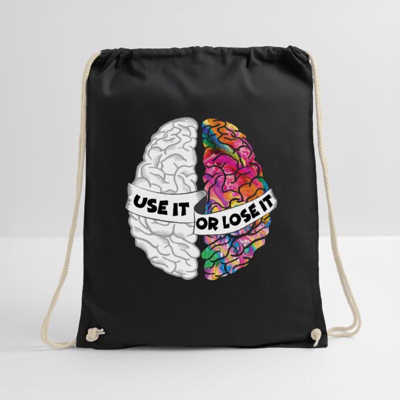 Nutze es oder verliere es - Analytic Creative Brain Turnbeutel