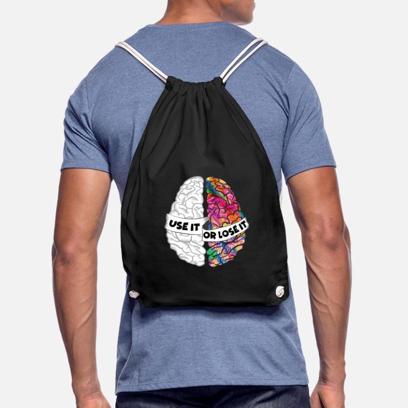 Nutze es oder verliere es - Analytic Creative Brain Turnbeutel