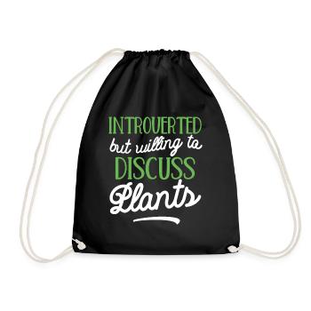 funny present gardener garden lover men women - Sac de sport léger - noir - Devant