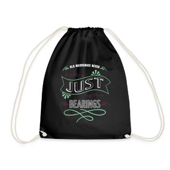 Joke Baseball Shirt Automobile Baseball Poison Cool - Drawstring Bag - black - Front
