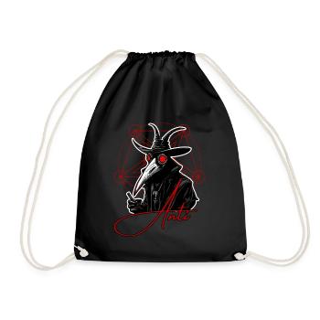 Anti Human Plague - Drawstring Bag - black - Front