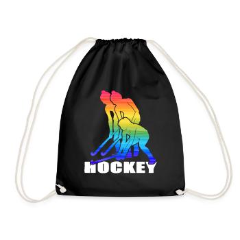 Hockey Hockey sur gazon Hockey Saison de hockey féminin - Sac de sport léger - noir - Devant