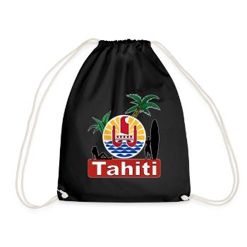 tahiti - Sac de sport léger - noir - Devant