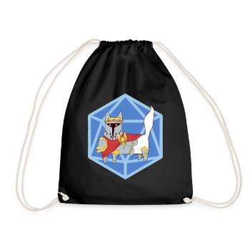 Paladin Miau - Turnbeutel - Schwarz - Vorne