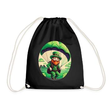 Parapente Trèfle de la Saint-Patrick - Sac de sport léger - noir - Devant
