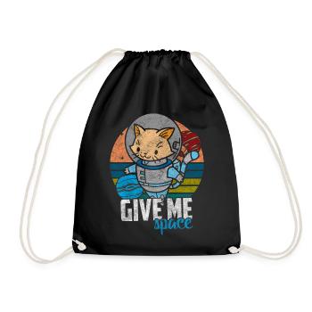 Chats Chat Maman - Sac de sport léger - noir - Devant