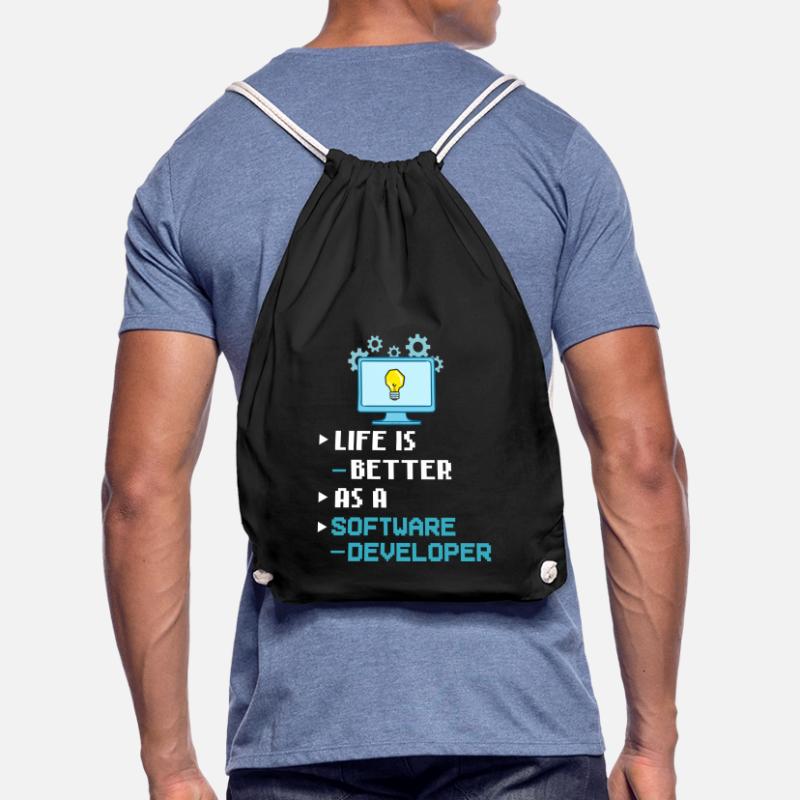 Software Development Software Developer Developer Drawstring Bag