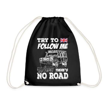 Landy essaie de me suivre quand il n’y a pas de route - Sac de sport léger - noir - Devant