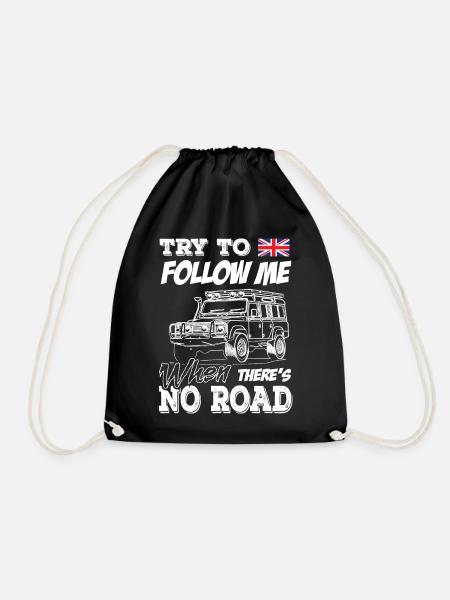 Landy Try to Follow Me When There s No Road - Turnbeutel - Schwarz