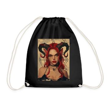 The Female Devil - Turnbeutel - Schwarz - Vorne