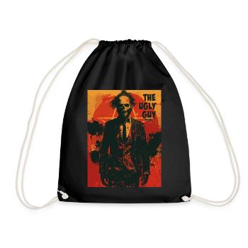 The Ugly Guy - Skull, Totenkopf - Turnbeutel - Schwarz - Vorne