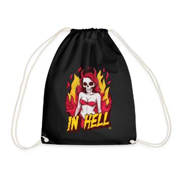Female Devil - Alive, Skull, Totenkopf - Turnbeutel - Schwarz - Vorne
