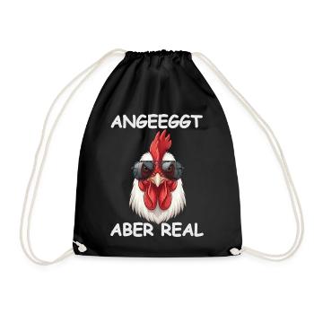 Porte-poulet dégoûtant - Sac de sport léger - noir - Devant