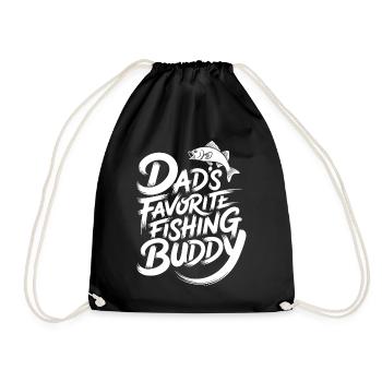 Le compagnon de pêche préféré de papa - Sac de sport léger - noir - Devant