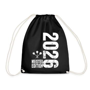 Champion de fléchettes 2026, maillot blanc de la Kreisliga - Sac de sport léger - noir - Devant