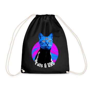 Cats & UKG Chat UK Garage Music Rave Outfit - Sac de sport léger - noir - Devant