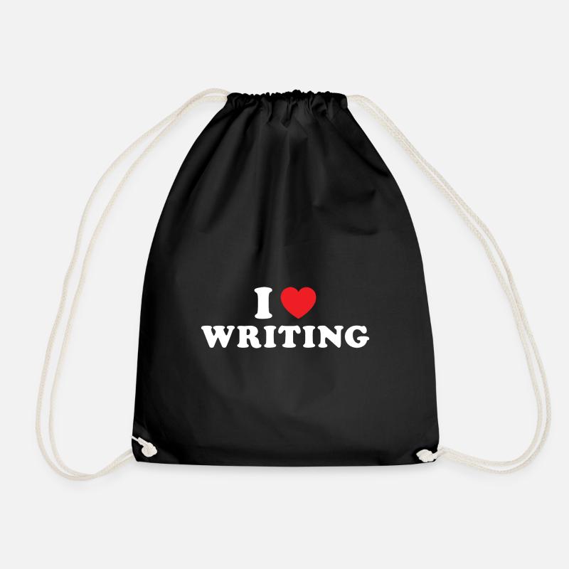 Écrivain J’aime écrire - Sac de sport léger - noir