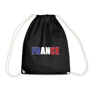 France Rugby - Turnbeutel - Schwarz - Vorne