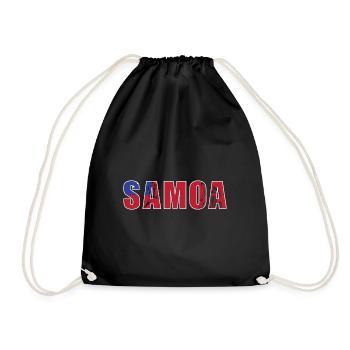 Samoa Rugby - Sac de sport léger - noir - Devant