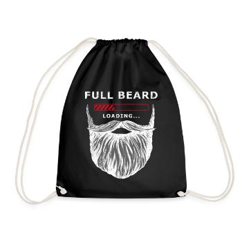 Full beard loading - Turnbeutel - Schwarz - Vorne