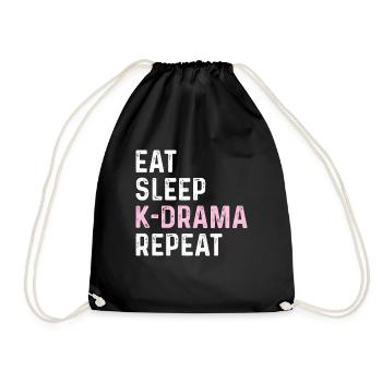 K-Drama Kdrama Corée du Sud Hallyu K-Drama - Sac de sport léger - noir - Devant