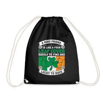 Ireland Irish Irish Flag Irish St Patricks Day - Drawstring Bag - black - Front