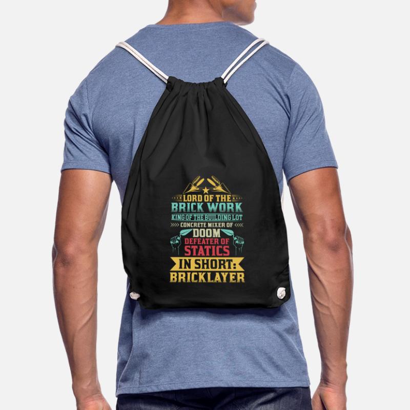 Masonry, masonry, bricklayer, apprentice, mason, master Drawstring Bag