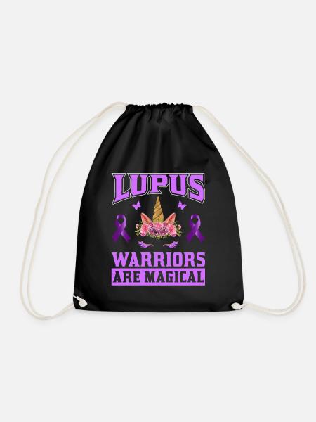 Lupus Bewusstseins Monat - Turnbeutel - Schwarz