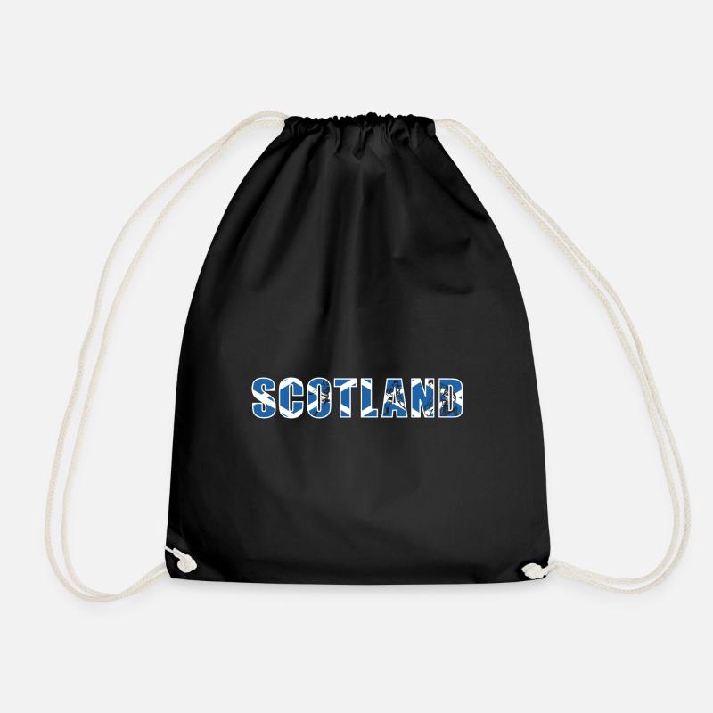Scotland Rugby - Drawstring Bag - black