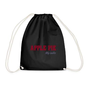 Ma tarte aux pommes - Sac de sport léger - noir - Devant