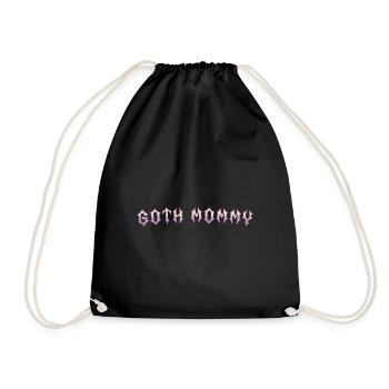 Maman gothique ! Esthétique gothique Croix Y2K - Sac de sport léger - noir - Devant