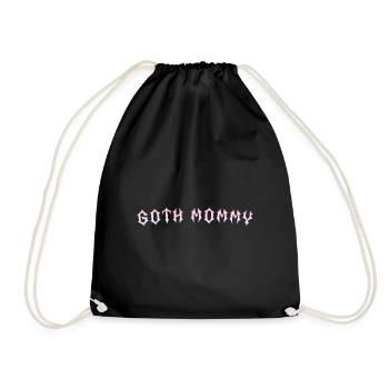 Maman gothique ! Esthétique gothique Croix Y2K - Sac de sport léger - noir - Devant