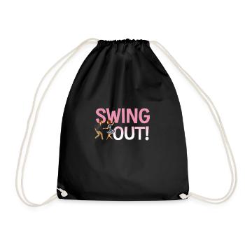 Swing Tanzen Swing Out - Turnbeutel - Schwarz - Vorne